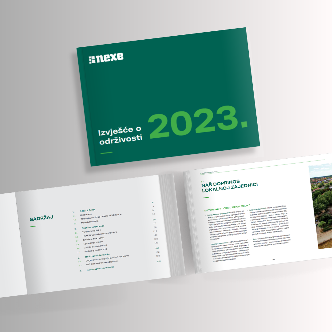 NEXE Grupa objavila Izvješće o održivosti za 2023. godinu